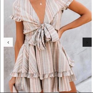 Sandcastle Vici Tie Mini Dress - NWOT